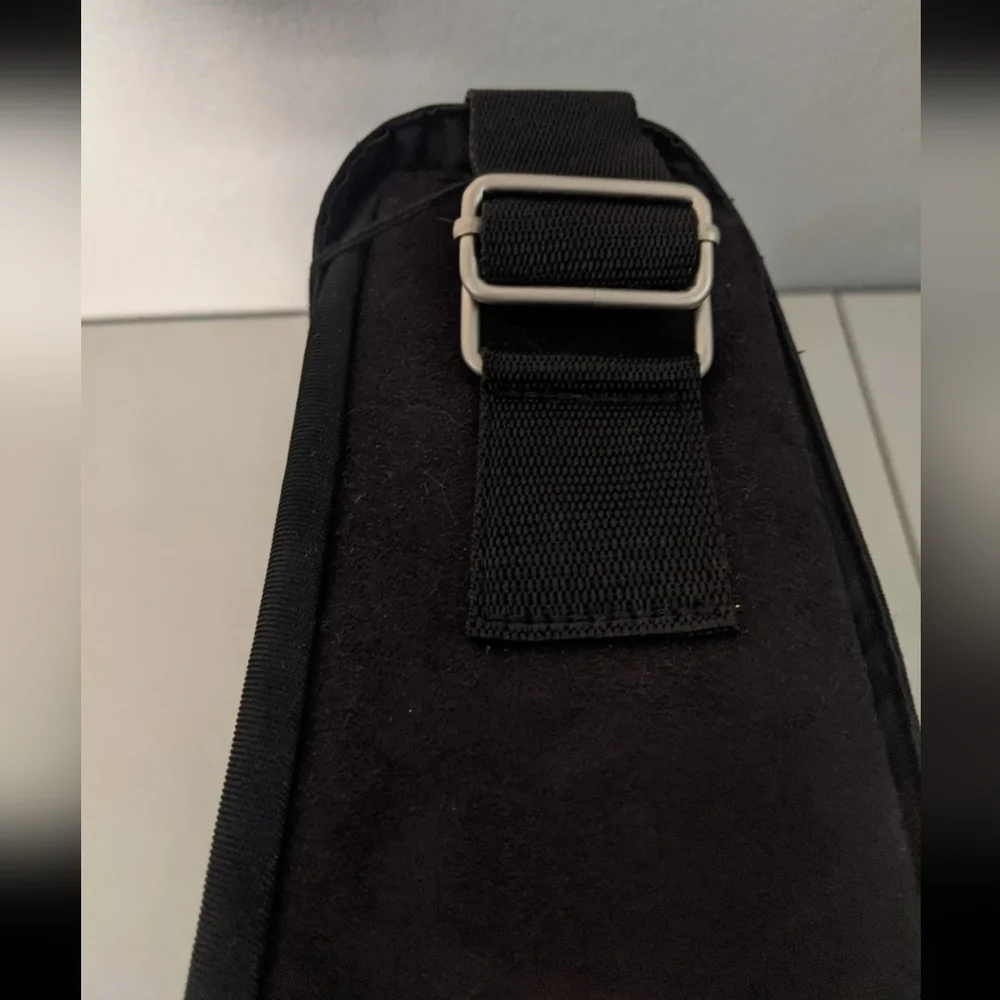 Vintage Rare Black Laptop Messenger Shoulder Bag Crossbody Book Bag Gift Fashion